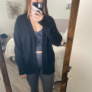 Simple black sweater